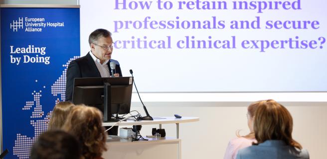 Matti Bergendahl opening the Symposium
