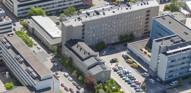 ilmakuva rakennuksesta