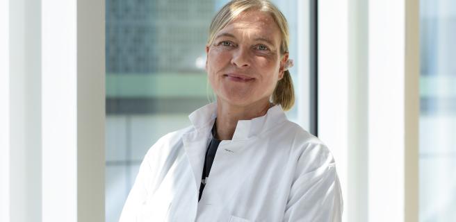 Marjo Kivelä-Rajamäki, an infectious diseases specialist at HUS Inflammation Center.