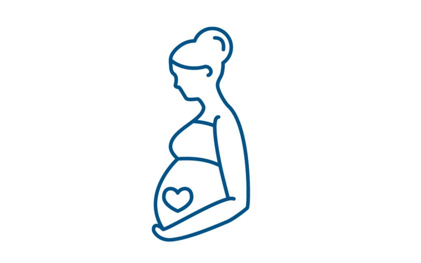 Ikonikuva: raskaana oleva nainen