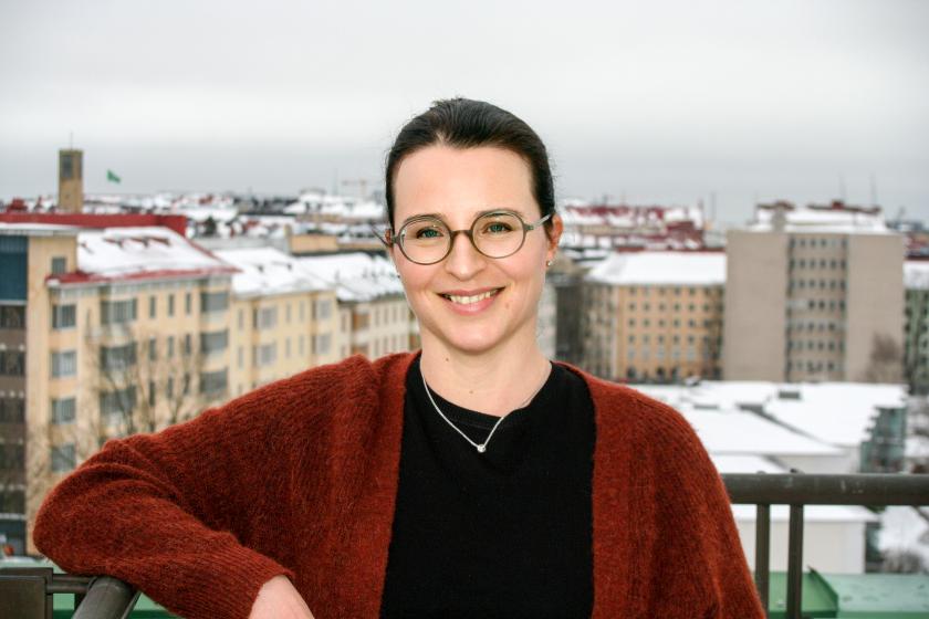 Linjajohtaja Laura Häkkinen.