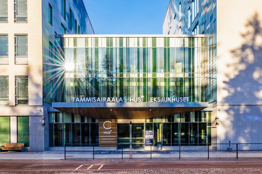 Tammisairaalan silmätautien päivystyksen sisäänkäynti C