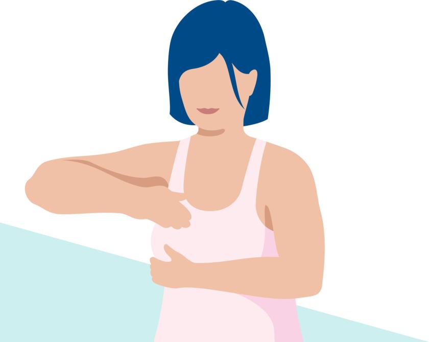 Kuvituskuva: Rintojen tutkiminen