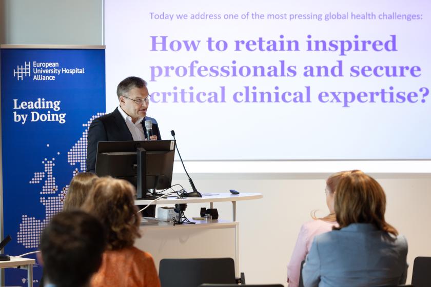 Matti Bergendahl opening the Symposium