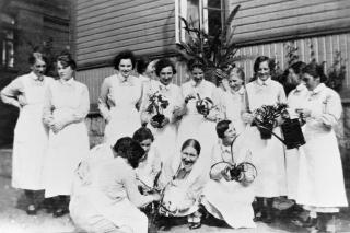 Marian sairaalan opiskelijat 1928