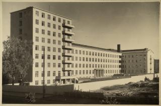  Arkkitehti Jussi Paatelan suunnittelema 150-paikkainen sairaalarakennus valmistui vuonna 1932.