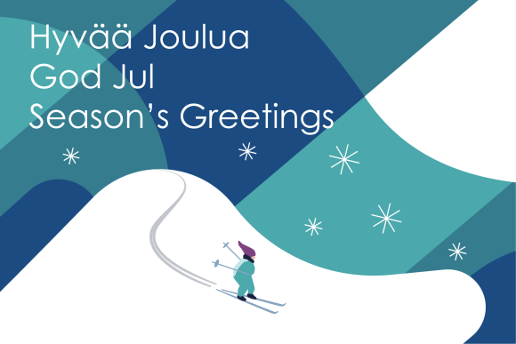 Hyvää joulua. God jul. Season's Greetings.