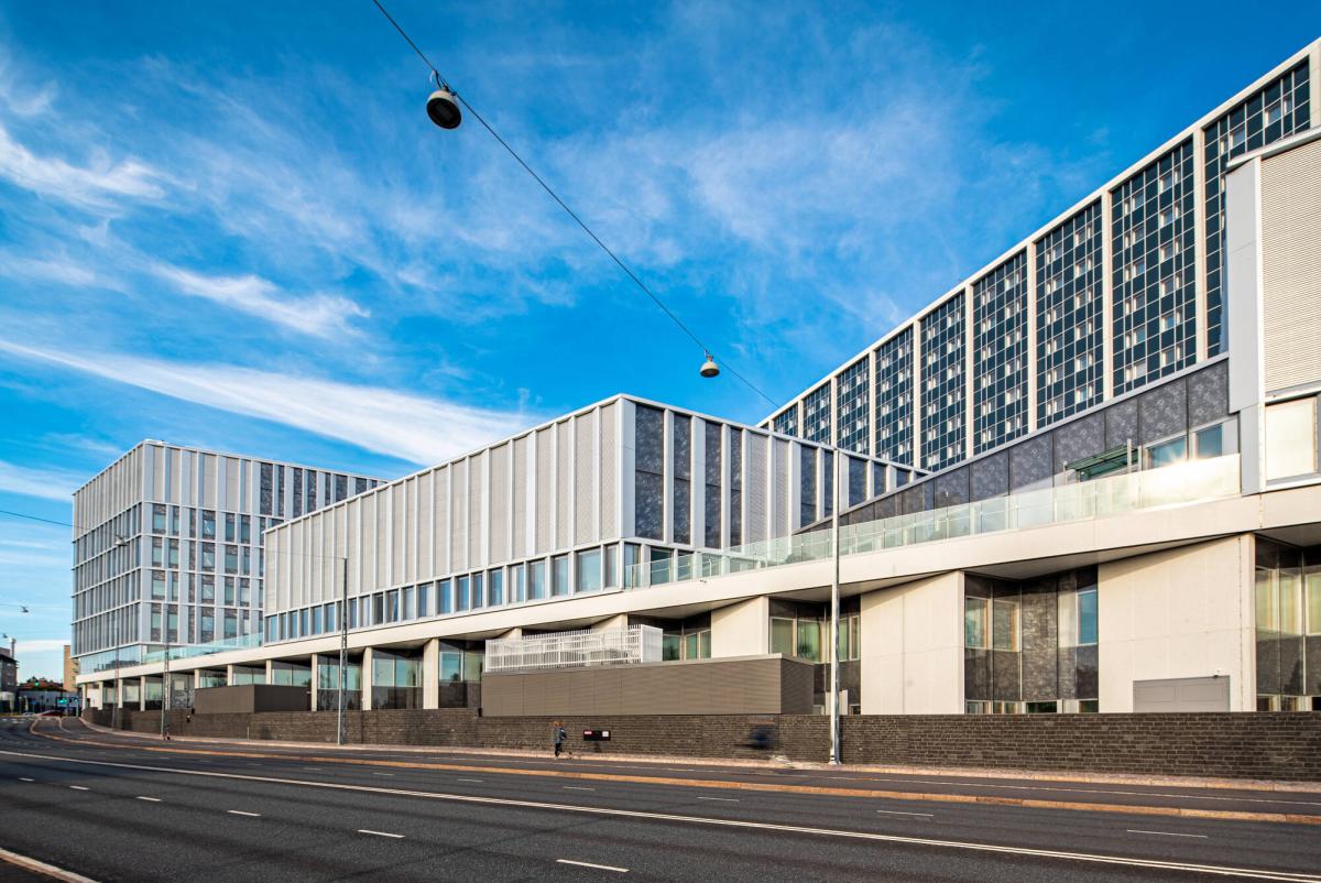 HUS Helsingin yliopistollisen sairaalan kampusalue