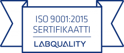 ISO 9001:2015 -sertifikaatti Labquality