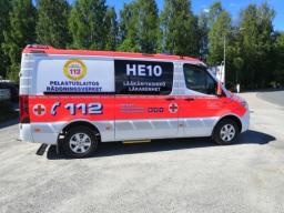 Tänä päivänä käytössä oleva ambulanssi