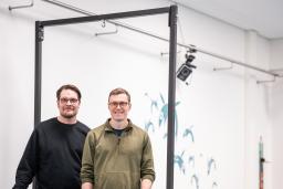 Juha-Pekka Kulmala ja Maxwell Thurston