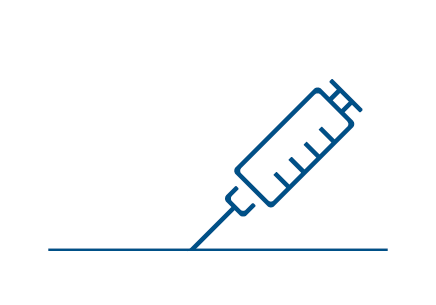 Graphic of injection needle